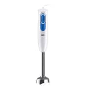 Braun Hand Blender with Beaker 600ml, 600 Watt, White and Blue - MQ20001MWH