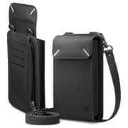 Spigen Shoulder Phone Bag with Card Holder Black