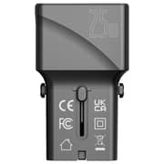Inet 1 Pc Mini Travel Adaptor Black