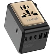 Travelmall 6 Port Laptop Adaptor Black - SW13100BKCG