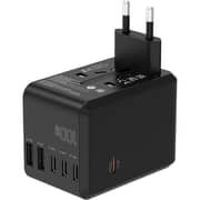 Travelmall 6 Port Laptop Adaptor Black - SW13100BKCG