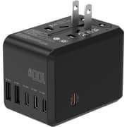 Travelmall 6 Port Laptop Adaptor Black - SW13100BKCG