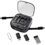 Travelmall Mobilesteri 8-in-1 Multi-Tool Travel Essentials Kit Black - SW11002PRO