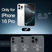 Fitit MagSafe Case with Screen Protector and Lens Protector Clear iPhone 16 Pro