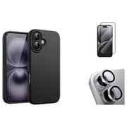 Fitit MagSafe Case with Screen Protector and Lens Protector Black iPhone 16