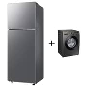 Samsung Top Mount Refrigerator 500 Litres RT50CG6404S9 + Washing Machine