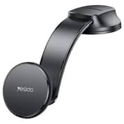 Yesido Bending Arm Suction Cup Magnetic Car Mount Black