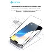 Devia Full Screen Entire View Screen Protector Black/Clear iPhone 16 Pro