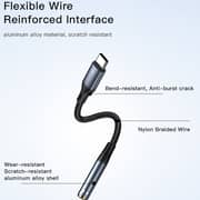 Yesido 8 Pin to 3.5mm Female Audio Adapter Black