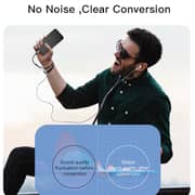 Yesido 8 Pin to 3.5mm Female Audio Adapter Black