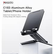 Yesido Desktop Tablet Stand & Phone Holder Black