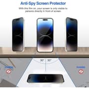 E-Den Privacy Screen Protector Black iPhone 16 Pro