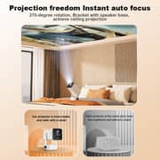 Merlin Ultramini HD Projector with Wireless Microphone and Laser Pointer