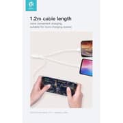 Devia Smart Series 3-in-1 Charging Cable 1.2m White