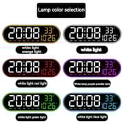 Budi GH8021 Digital LED Wall Clock with Remote Control