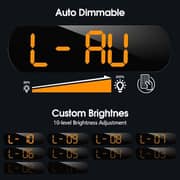 Budi 5502 LED Wall Clock