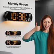 Budi 5502 LED Wall Clock