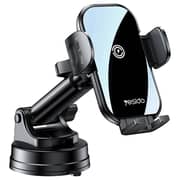 Yesido 2-in-1 Wireless Charging Car Holder Set Black
