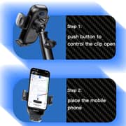 Yesido 2-in-1 Wireless Charging Car Holder Set Black