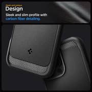 Spigen Rugged Armor MagFit Case Matte Black iPhone 16 Pro