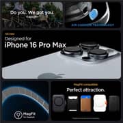 Spigen Rugged Armor MagFit Case Matte Black iPhone 16 Pro Max