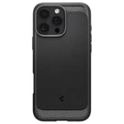 Spigen Rugged Armor MagFit Case Matte Black iPhone 16 Pro Max