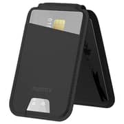 Momax 1 Wallet Magnetic Stand Card Holder Black