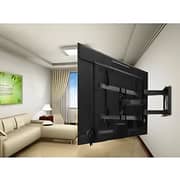 Beetec Double Arm Swivel TV Wall Mount Black