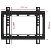 Beetec Fixed TV Wall Mount Black
