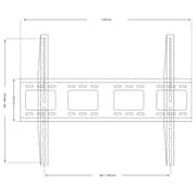 Beetec Fixed TV Wall Mount Black