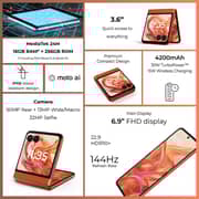 Motorola Razr 50 256GB Spritz Orange 5G Smartphone