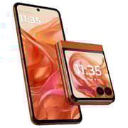 Motorola Razr 50 256GB Spritz Orange 5G Smartphone + Moto Buds+