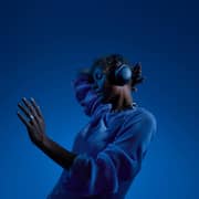 Bose 880066-1200 QuietComfort Ultra Wireless Over Ear Headphones Lunar Blue