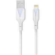 Choetech Silicone USB A to Lightning Cable 1m White
