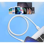 Choetech Silicone USB A to Lightning Cable 1m White