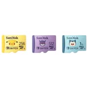 SanDisk Pokemon Snorlax microSD Card UHS-I 256GB Yellow SDSQXAO-256G-GN6ZK