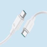 Joyroom 60W USB-C to USB-C Fast Charging Cable 1M - White - JR-S-CC060A9