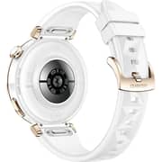 Huawei Watch GT5 Jana Pro - 42mm AMOLED Display, Health Tracking, Smartwatch, White Fluoroelastomer Strap