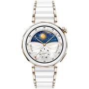 Huawei Watch GT5 Jana Pro - 42mm AMOLED Display, Health Tracking, Smartwatch, Ceramic/White Ceramic Strap