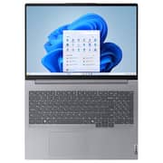 Lenovo ThinkBook 16 G7 IML (2024) Laptop - 1st Series / Intel Core Ultra 7-155H / 16inch WUXGA / 512GB SSD / 8GB RAM / Shared Intel Arc Graphics / English & Arabic Keyboard / Arctic Grey / Middle East Version - [21MS0022AX]