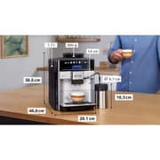 Bosch Fully Automatic Coffee Machine Vero Barista 600 Silver- Removable water tank - 1500 Watt - TIS65621RW