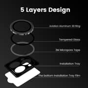 Glassology Lens Protector Black iPhone 16 Pro Max