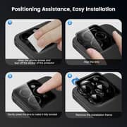 Glassology Lens Protector Black iPhone 16 Pro Max