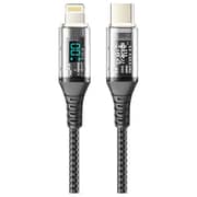 Trands USB-C To Lightning Cable 1m Black