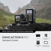 DJI Osmo Action 5 Pro Standard Combo Black Action Camera