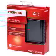 Toshiba Canvio Advance Portable Hard Drive USB 3.0 4TB Black HDTC940XK3CA