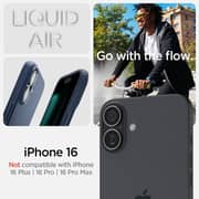 Spigen Liquid Air Case Navy Blue iPhone 16