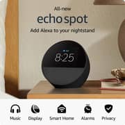 Amazon Echo Spot Smart Alarm Clock Black