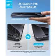 Anker Shieldx Glass HD Screen Protector Transparent iPhone 16 Pro Max 2 Pack