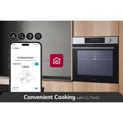 LG Built-in Electric Oven InstaView, with Air Fry Function & Air Sous-Vide, 76 Liters, Black and Silver - WSED7613S.BSTZEEC